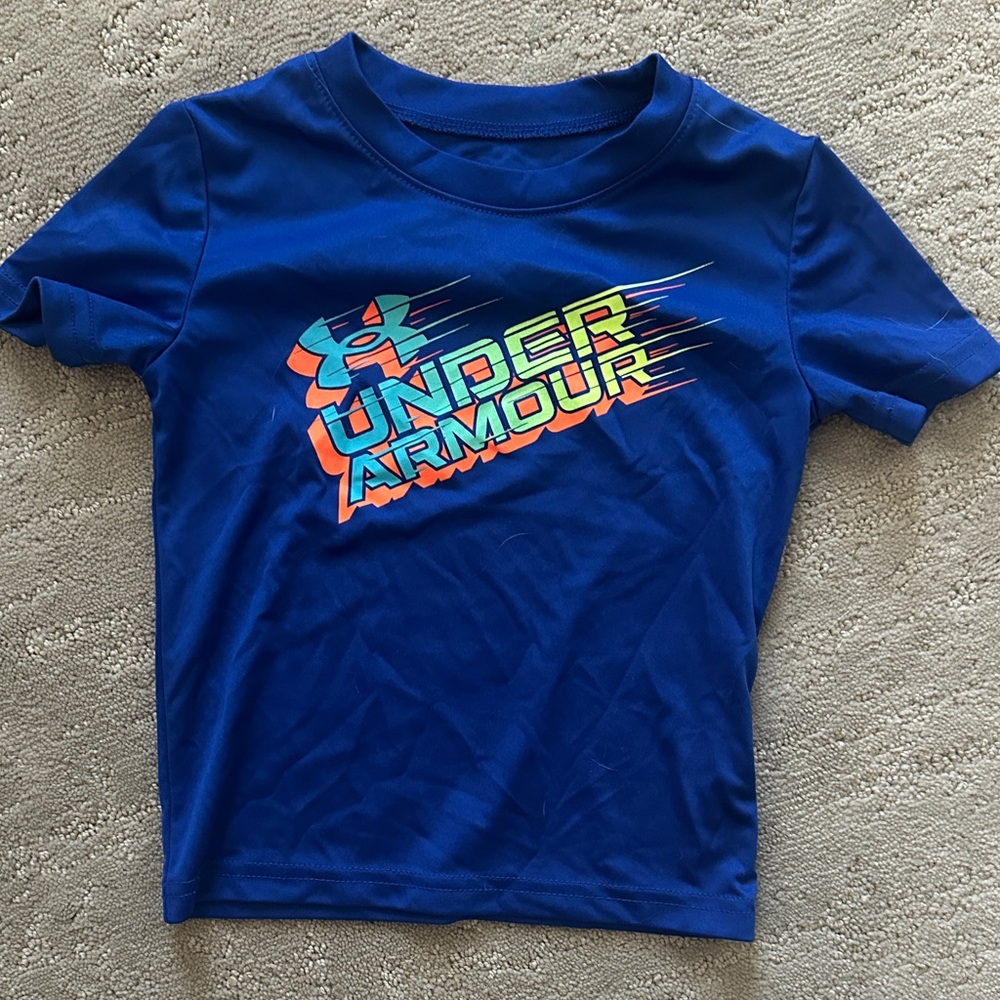 Under Armour Kids Vibrant Blue Tee